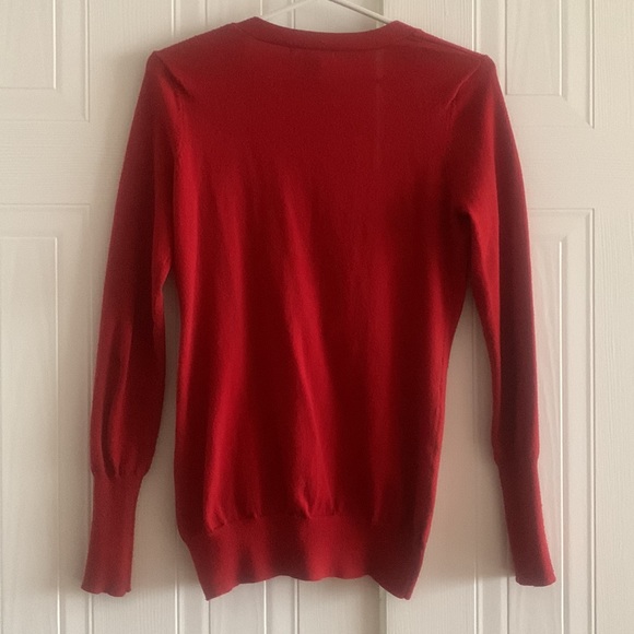 Red button up Link Cardigan - Picture 4 of 8